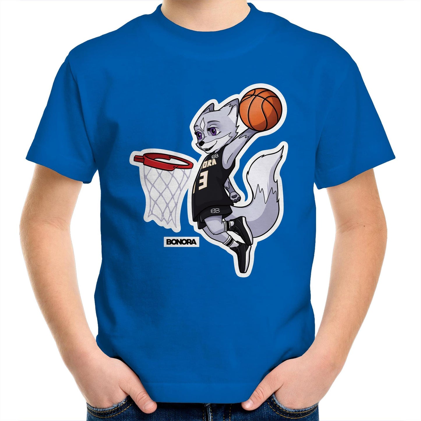 Basketball Charlie Fox Kids T-Shirt