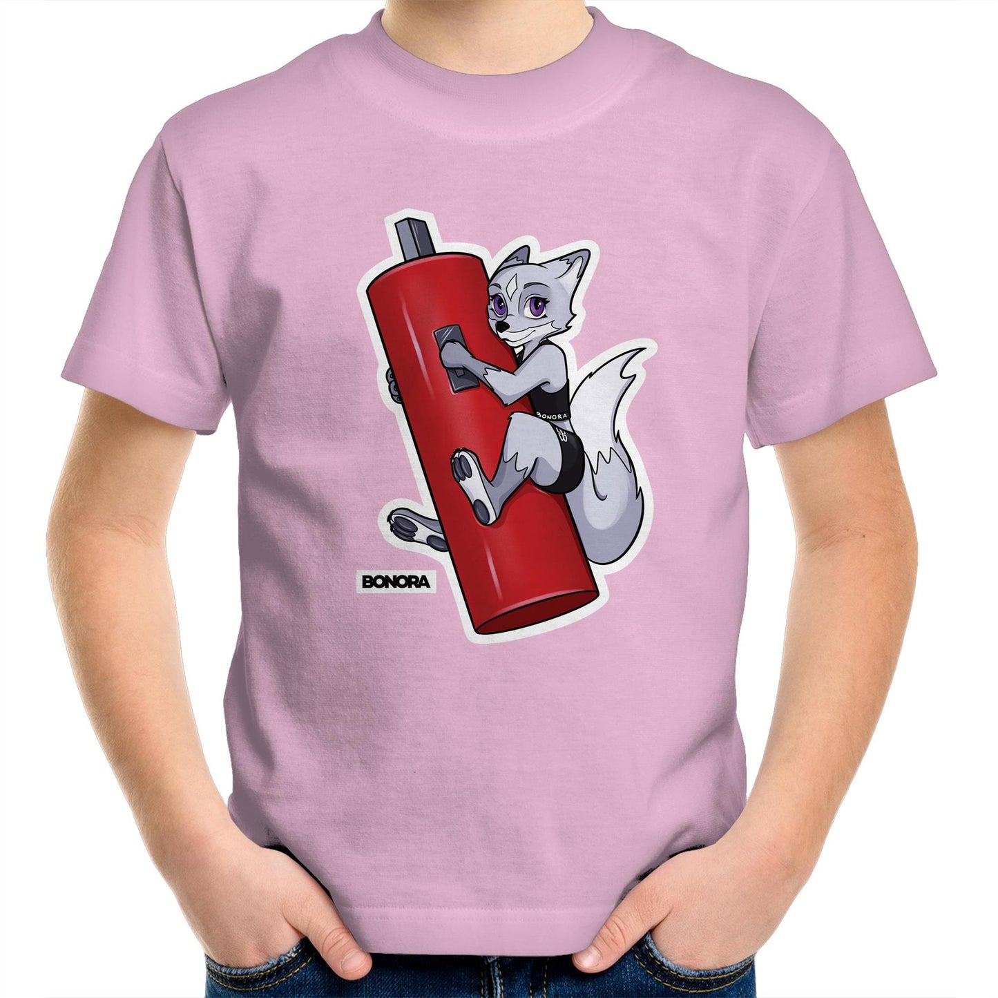 Ninja Charlie Fox Kids T-Shirt
