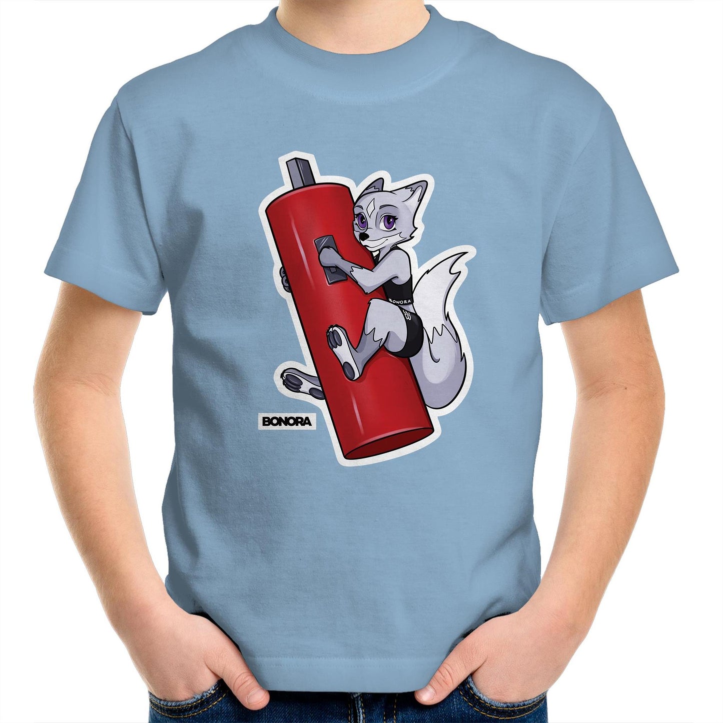 Ninja Charlie Fox Kids T-Shirt